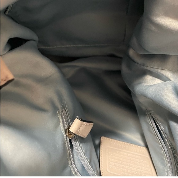 Coach Kristin Blue and Gray Geometric Shoulder Bag (rare) - Picture 5 of 6